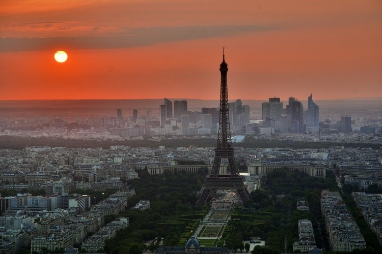 Paris desde el aire la ciudad del amor y el tango